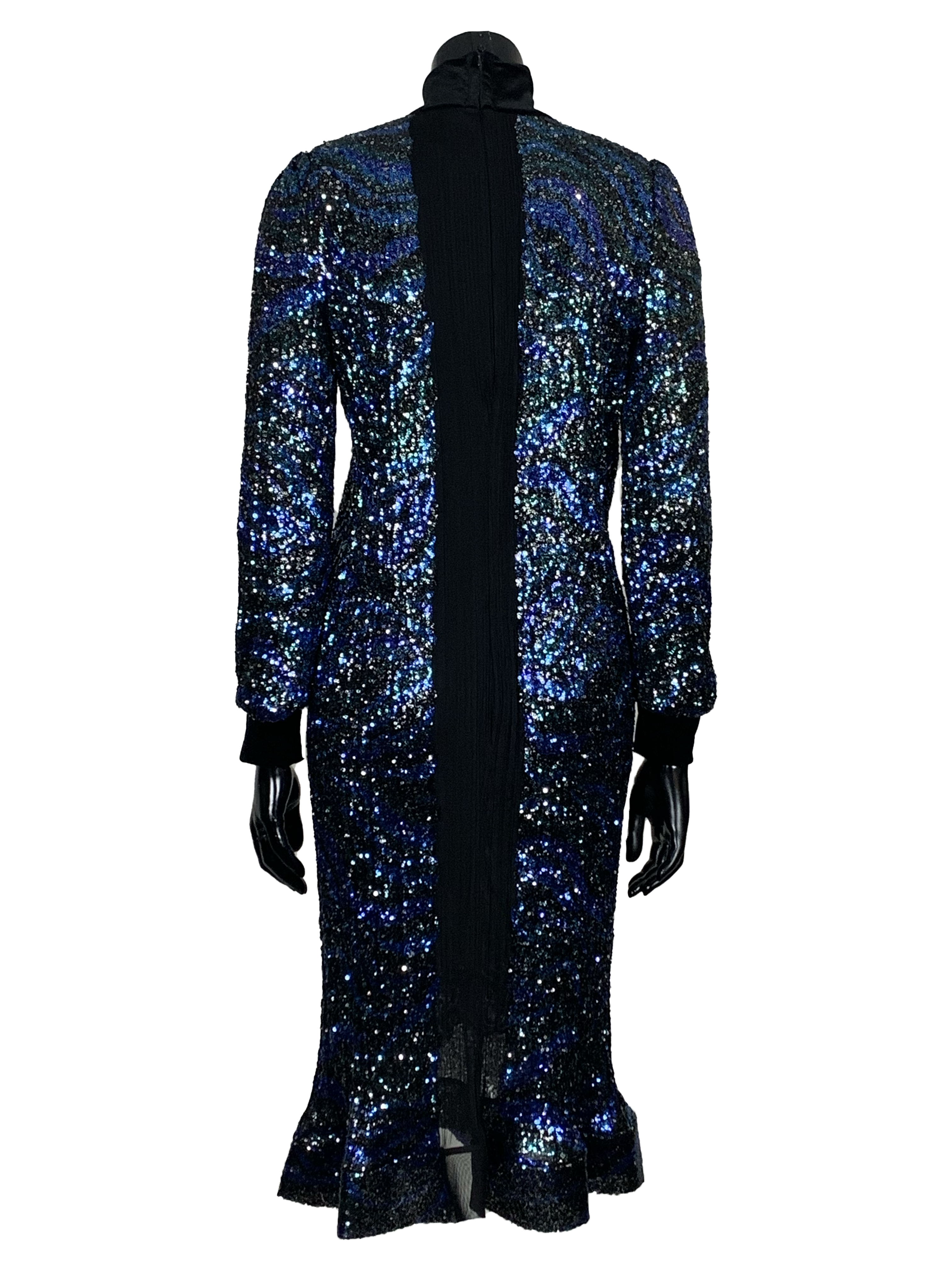 Isadora Glitter Maxi Dress, Dusty Blue – North & Main Clothing Company